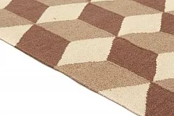 Wollteppich - Floriáda (beige/braun)