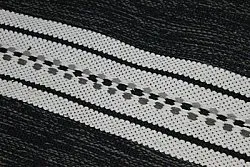 Flickenteppich von Stjerna of Sweden - Kajsa (schwarz)