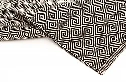 Wollteppich - Varella (schwarz/weiß)