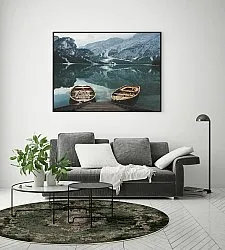 Rund Teppich - Taknis (dunkelgrün)