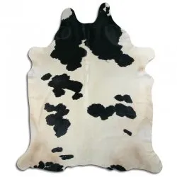 Kuhfell - Schwarz/Weiß 1062