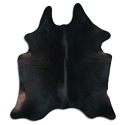 Cuir de vache - Noir 884
