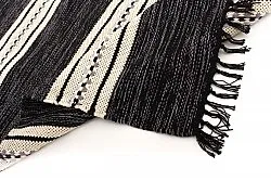 Flickenteppich - Kajsa (schwarz)