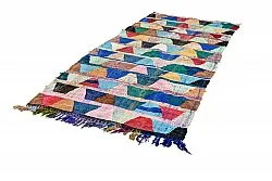 Marockansk Boucherouite-matta 140 x 290 cm