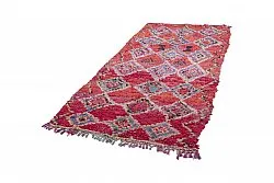 Marokkanischer Berber Teppich Boucherouite 260 x 130 cm
