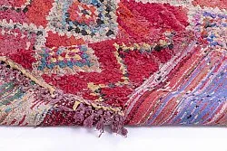 Marokkanischer Berber Teppich Boucherouite 260 x 130 cm