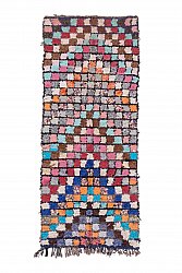 Marokkanischer Berber Teppich Boucherouite 275 x 110 cm