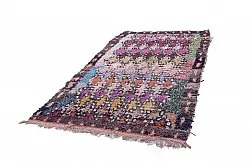 Marokkanischer Berber Teppich Boucherouite 270 x 145 cm