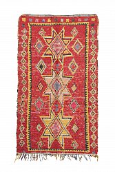 Marokkanischer Berber Teppich Boucherouite 250 x 145 cm