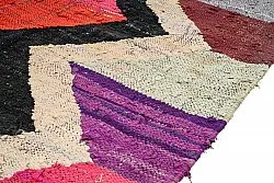Marockansk Boucherouite-matta 135 x 245 cm