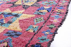 Marokkanische Berber Teppich Boucherouite 225 x 135 cm