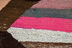 Tapis berbère marocain Boucherouite 155 x 260 cm