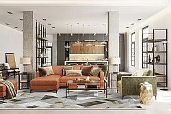 Wilton-Teppich - Samos (grau/bunt)