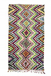 Marokkanischer Berber Teppich Boucherouite 315 x 170 cm