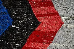 Tapis berbère marocain Boucherouite 135 x 225 cm