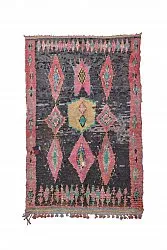 Marokkanischer Berber Teppich Boucherouite 240 x 155 cm