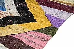 Marockansk Boucherouite-matta 135 x 260 cm