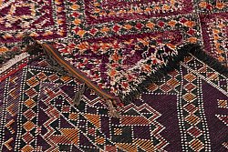 Kelim Marokkanische Berber Teppich Azilal Special Edition 360 x 180 cm
