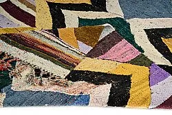 Marockansk Boucherouite-matta 135 x 260 cm