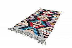 Marockansk Boucherouite-matta 140 x 290 cm