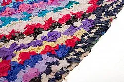 Tapis berbère marocain Boucherouite 270 x 145 cm