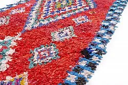 Marokkanische Berber Teppich Boucherouite 295 x 150 cm