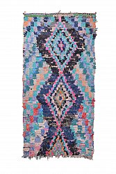 Marokkanischer Berber Teppich Boucherouite 235 x 115 cm