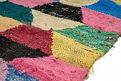 Marockansk Boucherouite-matta 145 x 275 cm