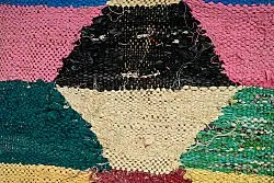 Marockansk Boucherouite-matta 145 x 275 cm