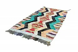 Tapis berbère marocain Boucherouite 140 x 265 cm