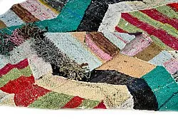 Tapis berbère marocain Boucherouite 140 x 265 cm