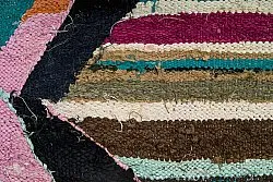 Tapis berbère marocain Boucherouite 135 x 265 cm