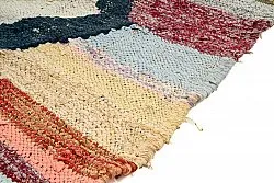 Marockansk Boucherouite-matta 135 x 215 cm