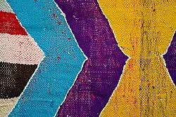 Marockansk Boucherouite-matta 140 x 245 cm