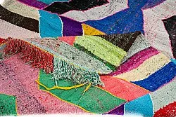 Marockansk Boucherouite-matta 140 x 245 cm