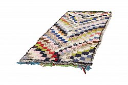 Marokkanischer Berber Teppich Boucherouite 210 x 115 cm