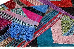 Tapis berbère marocain Boucherouite 135 x 270 cm