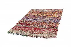 Marokkanischer Berber Teppich Boucherouite 205 x 140 cm