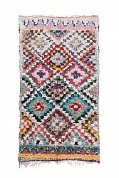 Marokkanische Berber Teppich Boucherouite 235 x 130 cm