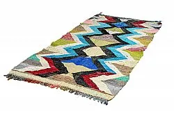 Marockansk Boucherouite-matta 125 x 250 cm