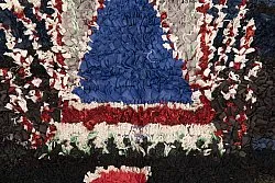 Marokkanische Berber Teppich Boucherouite 235 x 120 cm