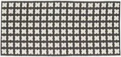 Tapis en plastique - Le tapis de Horred Cross (noir)