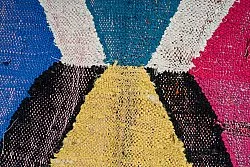 Marockansk Boucherouite-matta 150 x 275 cm