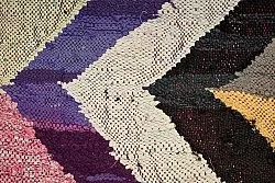 Tapis berbère marocain Boucherouite 140 x 305 cm