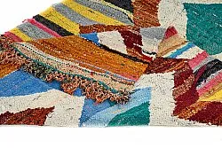 Tapis berbère marocain Boucherouite 125 x 225 cm