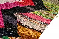 Tapis berbère marocain Boucherouite 135 x 305 cm
