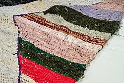 Marockansk Boucherouite-matta 125 x 230 cm