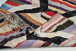 Marockansk Boucherouite-matta 125 x 230 cm