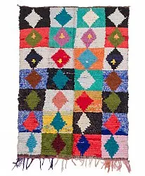 Marokkanischer Berber Teppich Boucherouite 200 x 140 cm