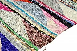 Marockansk Boucherouite-matta 145 x 250 cm